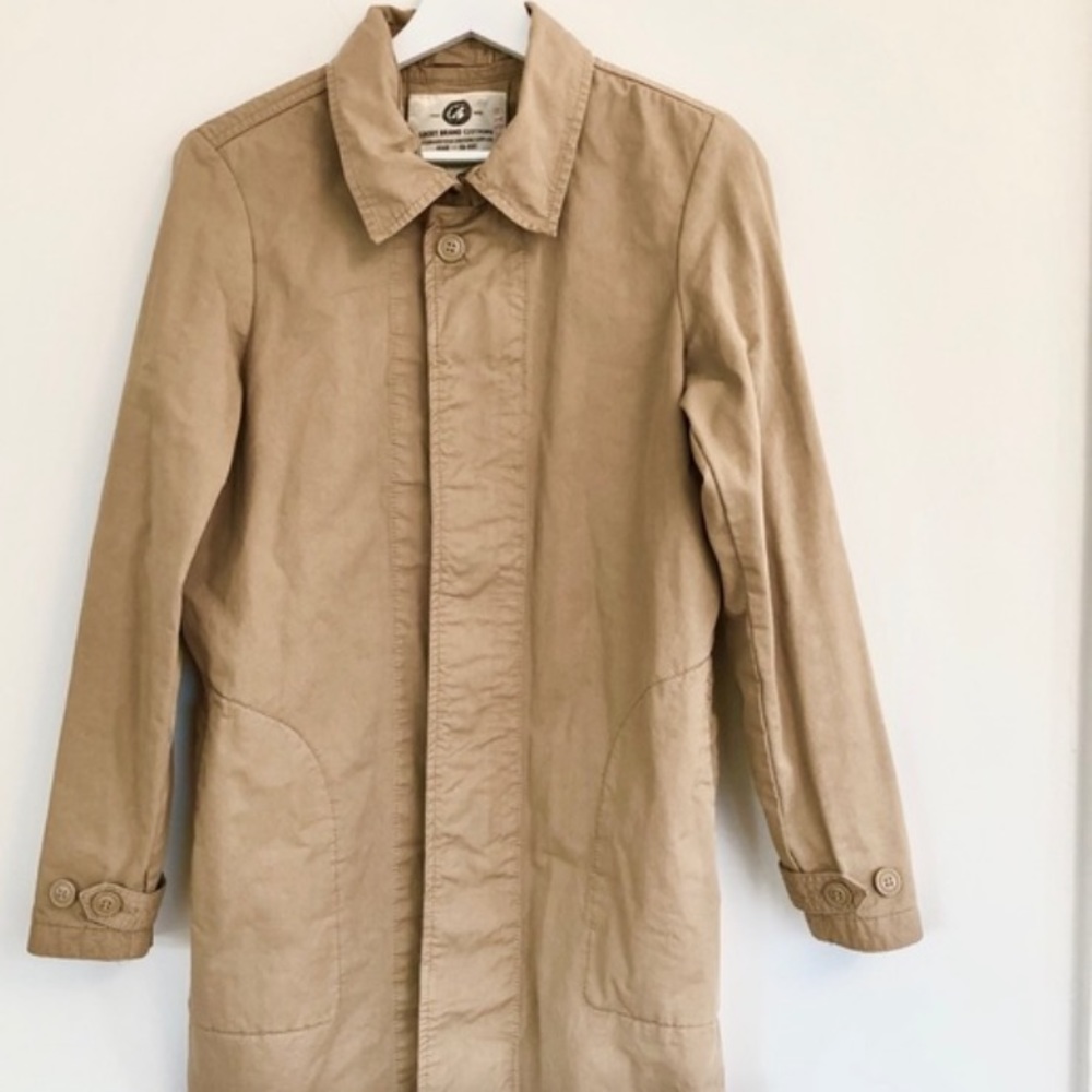 Lucky brand zip up Trench coat